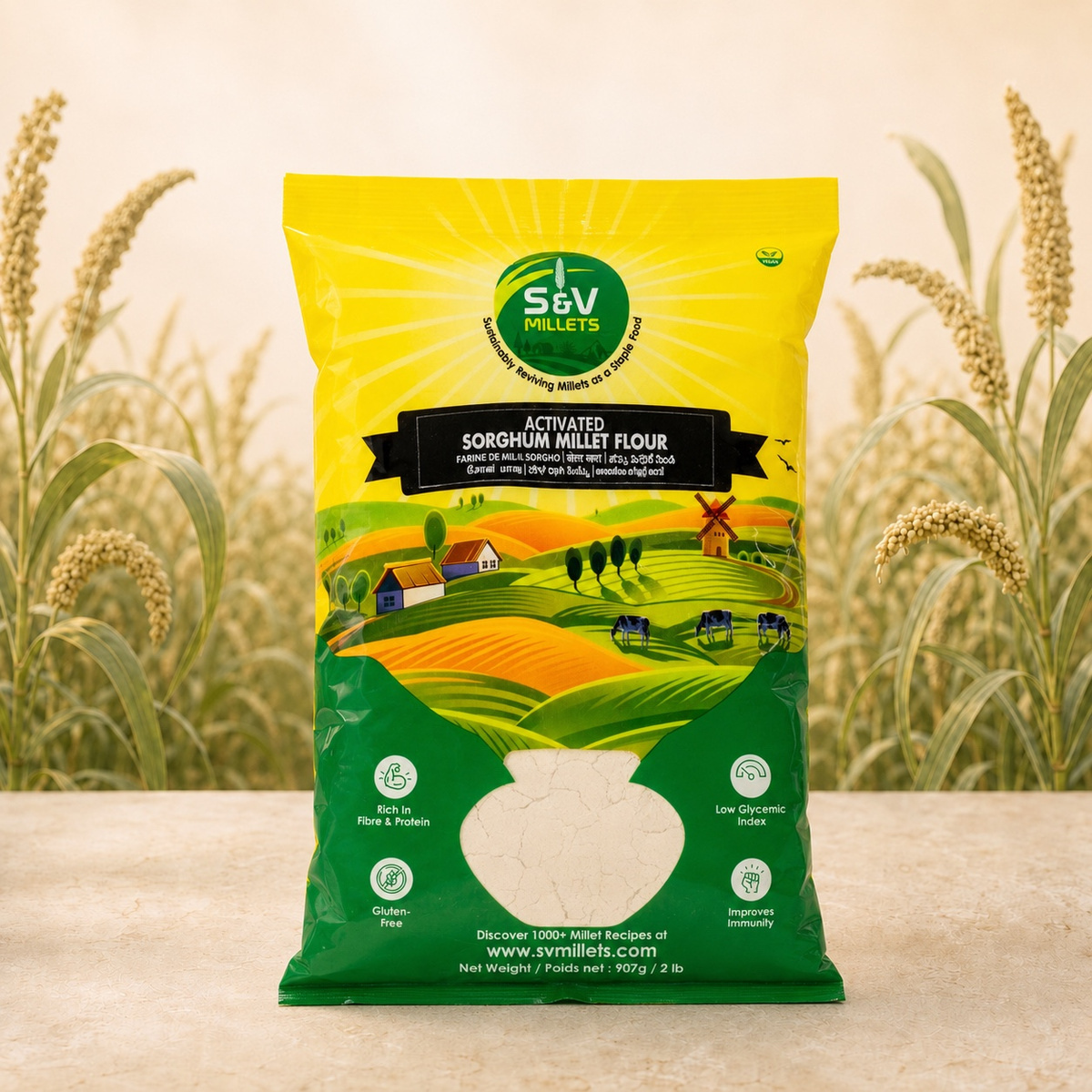 ACTIVATED SORGHUM MILLET FLOUR