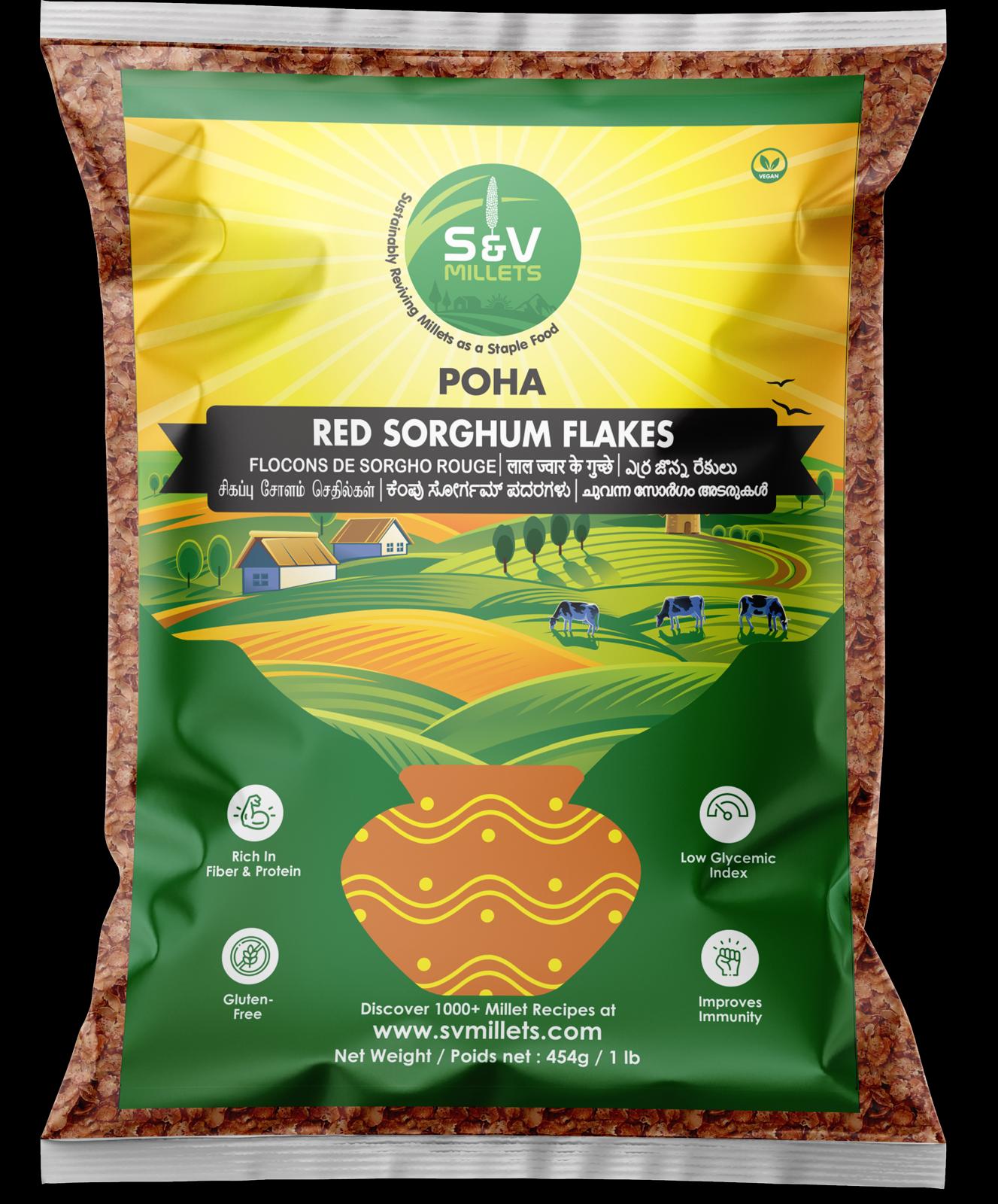 red sorghum flakes