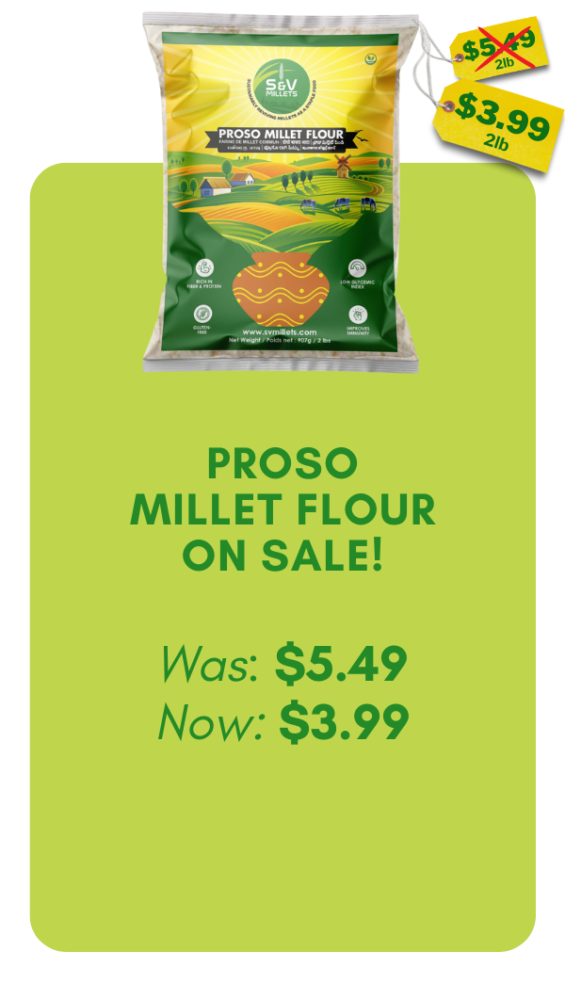 Proso Millet Flour on Sale!