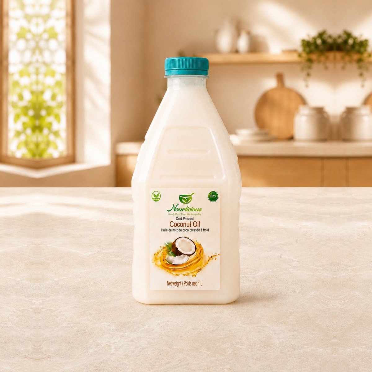 Nourlicious Cold-Pressed Coconut Oil