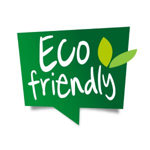Eco friendly / speech bubble Eco friendly / speech bubble